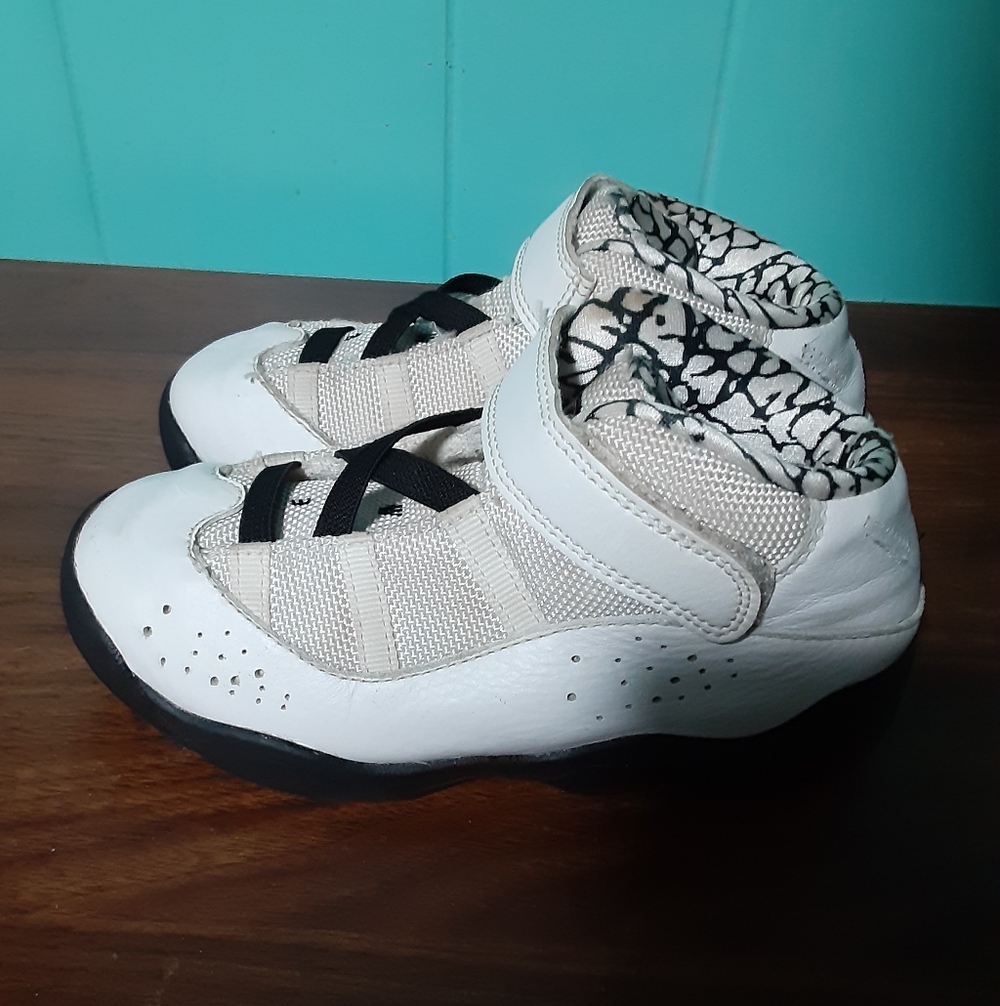 Children's Kid's Boy's Jordan 6 Rings Black/White Size 10c